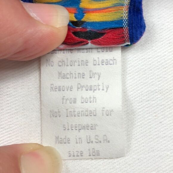 Just Ducky reversible snowmen jumper dress, 18 mos - Picture 6 of 6